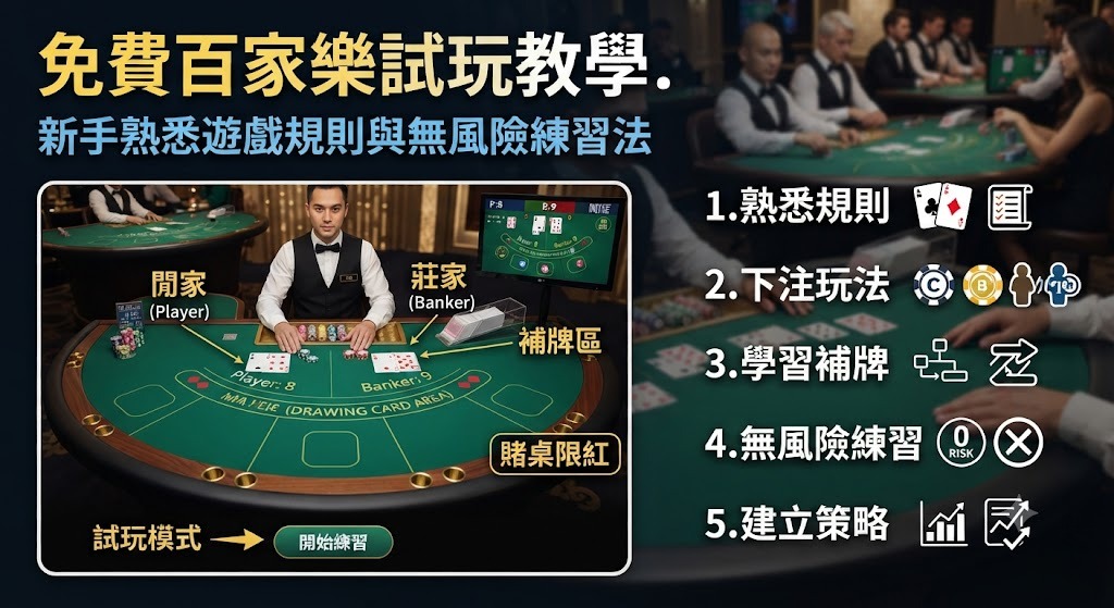 新手熟悉遊戲規則與無風險練習法